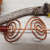 Double Spiral Copper Stick Barrette