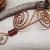 Double Spiral Copper Stick Barrette