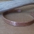 Hammered Copper Cuff Bracelet, Reclaimed Copper Wire Bracelet