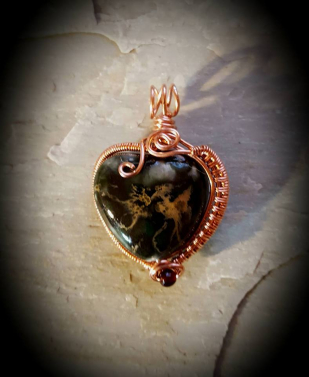 Ceramic Heart Pendant