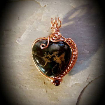 Ceramic Heart Pendant